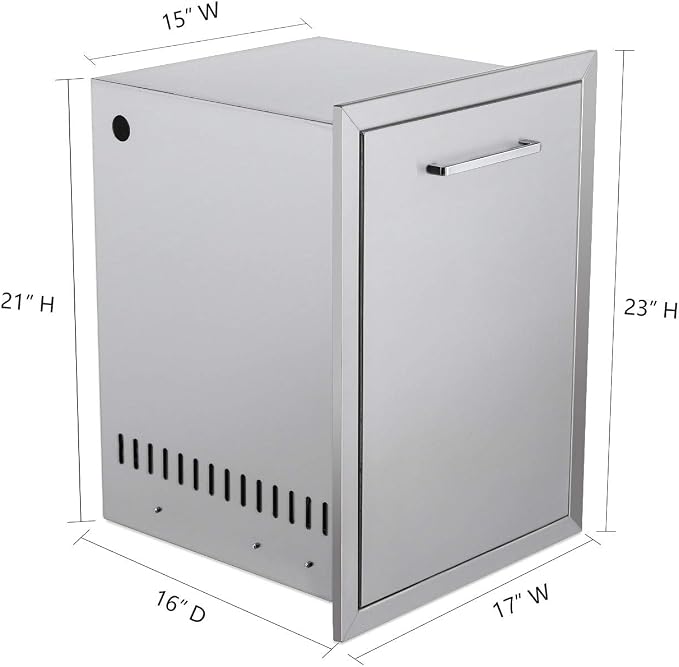TIANAI Outdoor Kitchen Single Drawer Stainless Steel BBQ Single Drawer - Image 3