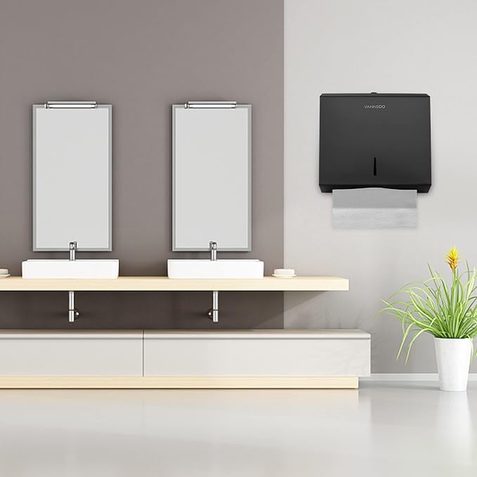 Commercial Paper Towel Dispenser Wall Mount, Tri-fold/Multi-fold/C-Fold - Image 7