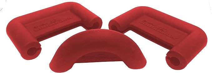 Handle Cover - Red 3 Pack with Latch Covers by CanCooker
