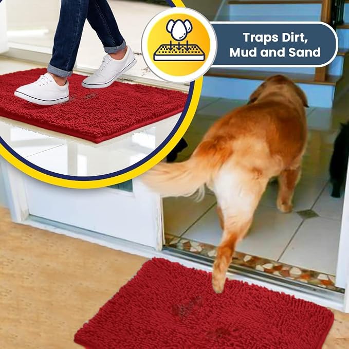 Muddy Mat® Shown on TV – Super Absorbent Microfiber Dog Door Mat - Image 4