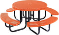 COATEDOUTDOORFURNITURE Heavy-Duty Portable Outdoor Picnic Table by CoatedOutdoorFurniture