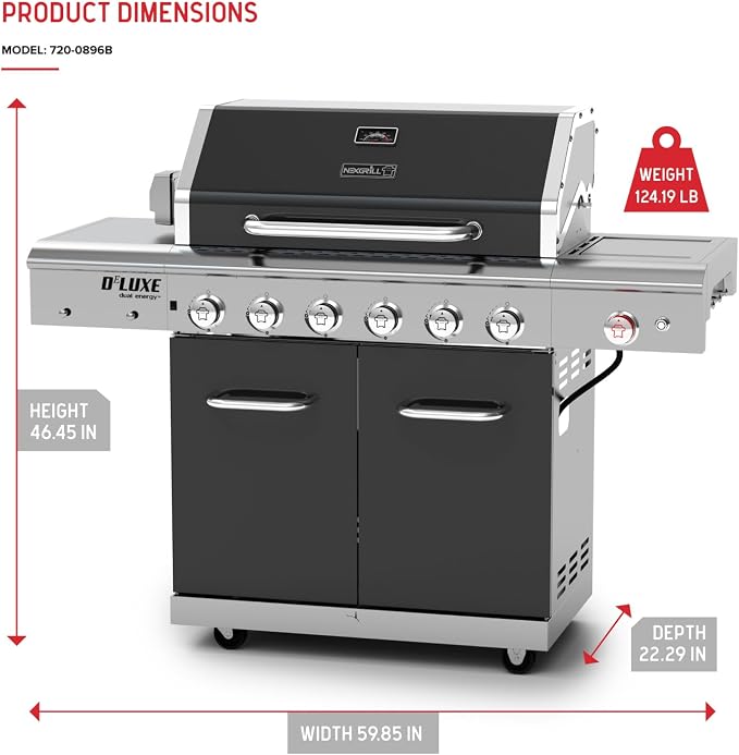 Nexgrill Deluxe 6-Burner Propane Gas Grill - Image 8
