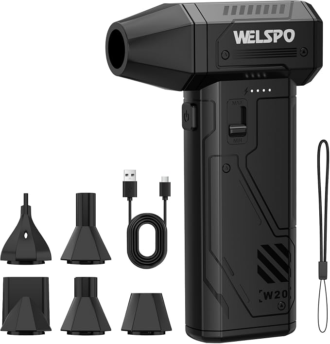 Welspo Compressed Air Duster 260000RPM Super Power Electric Air Duster by Welspo