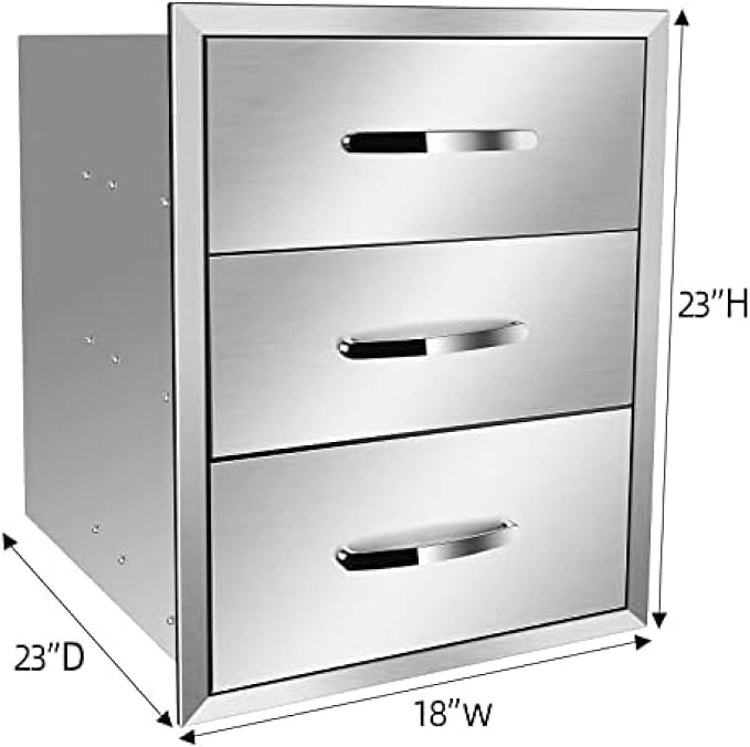 Stainless Steel Outdoor Kitchen Drawers - Image 2