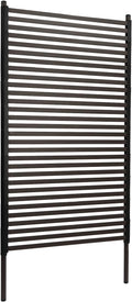 Metal Outdoor Privacy Screen, Freestanding Outdoor Divider Decorative Privacy by KannBeki