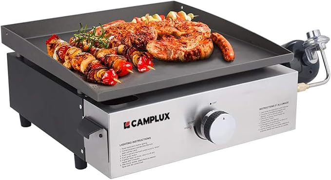 Camplux Propane Gas Grill, Flat Top Grill Station by CAMPLUX
