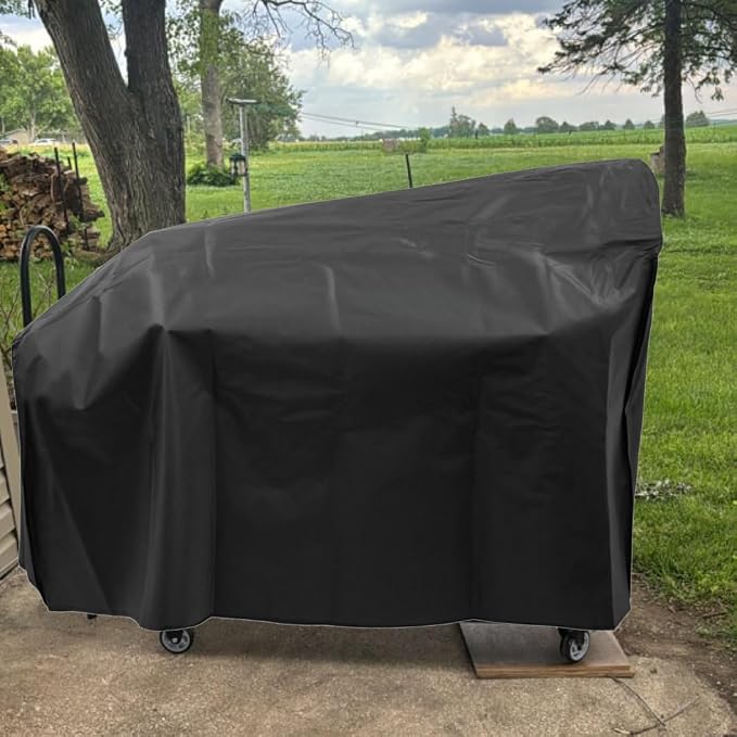 ZJYWSCH Grill Cover for Offset Smoker for Rec Tec Flagship XL 1400 Pellet - Image 8
