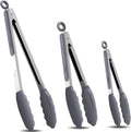HOTEC Premium Stainless Steel Locking Kitchen Tongs by Hotec