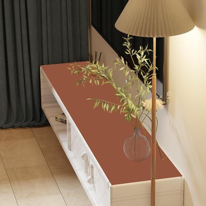 Leather Desk Mat, 1.8mm Thick, 15.75x63 Inch Desk Cover, Desk Protector Mat by Zinkooat