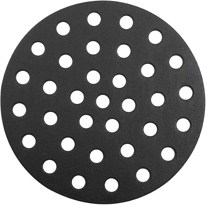Dracarys 10.5 inch Cast Iron Charcoal Grate, BBQ High Heat Charcoal Plate Fit by Dracarys