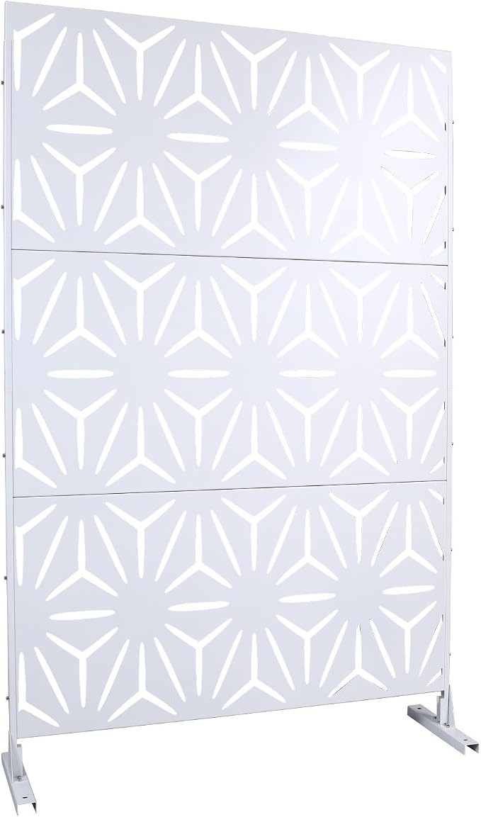 Outdoor Privacy Screen, Steel Privacy Divider by FRITHJILL
