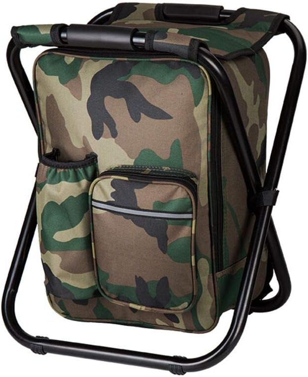Bright starl Multifunction Folding Cooler and Stool Backpack, Hiking Camouflage by FCFKUK