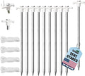 Eurmax USA Galvanized Non-Rust Camping Family Tent Pop Up Tent Stakes Canopy by Eurmax