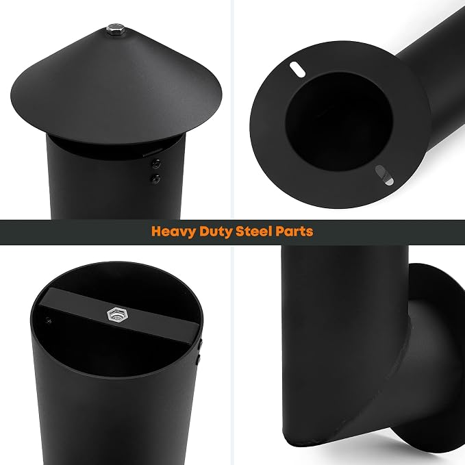 Stanbroil Pellet Grill Smoke Stack Compatible - Image 6
