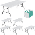 LUSHVIDA 6 Packs Vinyl Tablecloths by LUSHVIDA