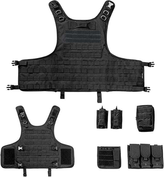 YAKEDA Adjustable Tactical Airsoft Training Vest | Camping, Gift - Image 4