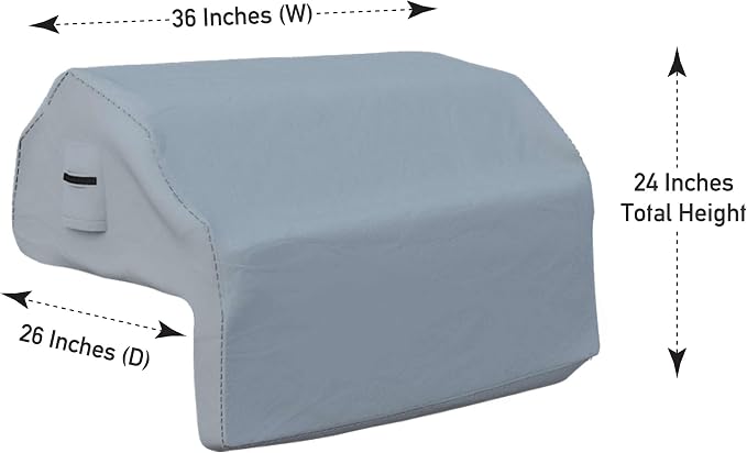 Covers & all Built-in Outdoor Grill Cover, Durable Heavy Duty 18 Oz Waterproof - Image 3