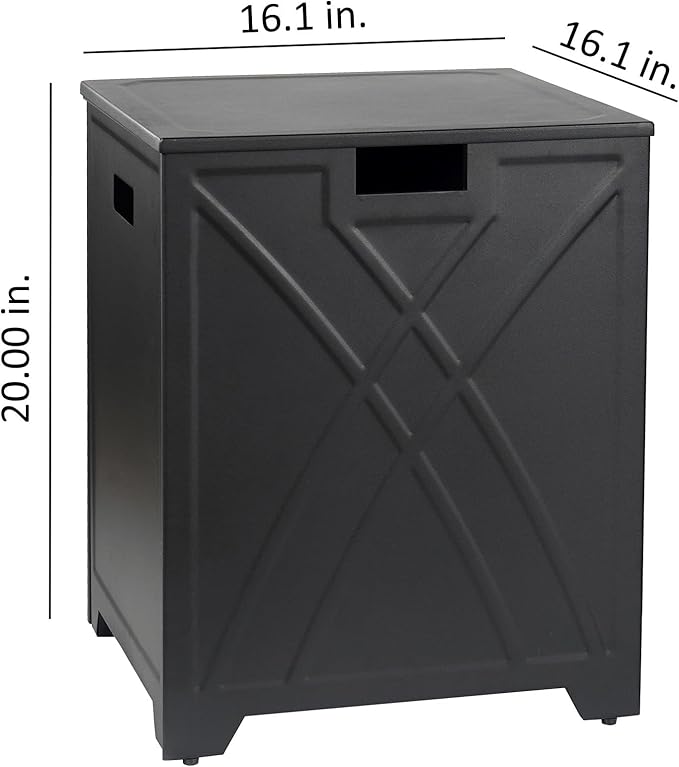 Propane Tank Cover, Propane Tank Storage Hideaway Table - Image 6