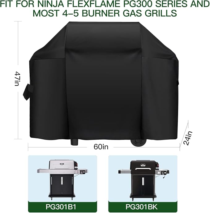 60 Inch Premium Outdoor Grill Cover Fit - Image 2