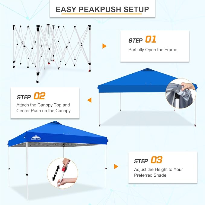 EAGLE PEAK Pop Up Canopy Tent - Image 2