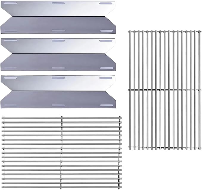 17 3/4” Stainless Steel Heat Plate and 19.25" Cooking Grids by Htanch