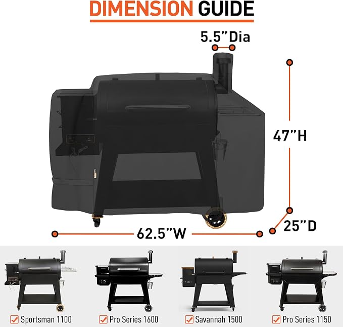 Arcedo Pellet Grill Cover Compatible - Image 2