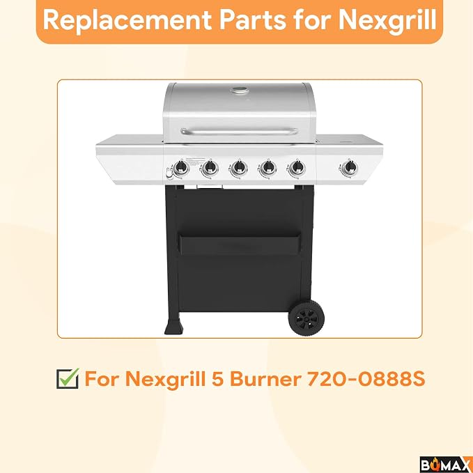 BQMAX Grill Replacement Parts for Nexgrill 5 Burner 720-0888S, Grill Grate - Image 2