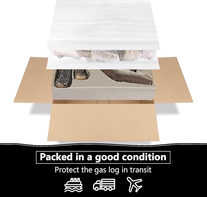 Gas Fireplace Logs 10pcs Fake Fireplace Logs Faux Electric Fireplace Logs - Image 8