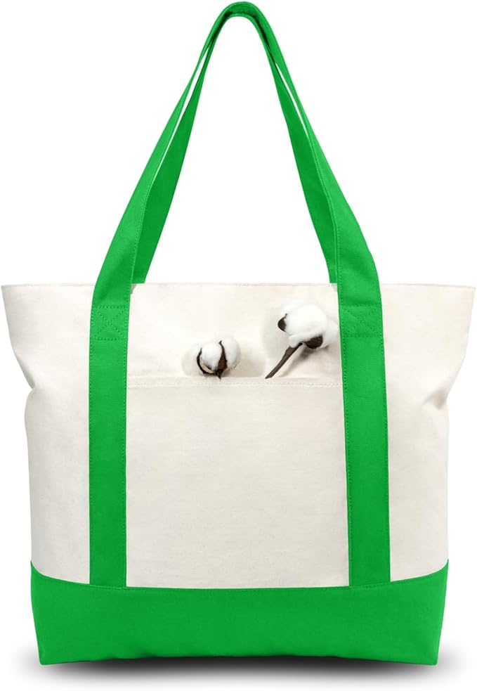 TOPDesign 6-Pack Canvas Tote Bags by TOPDesign