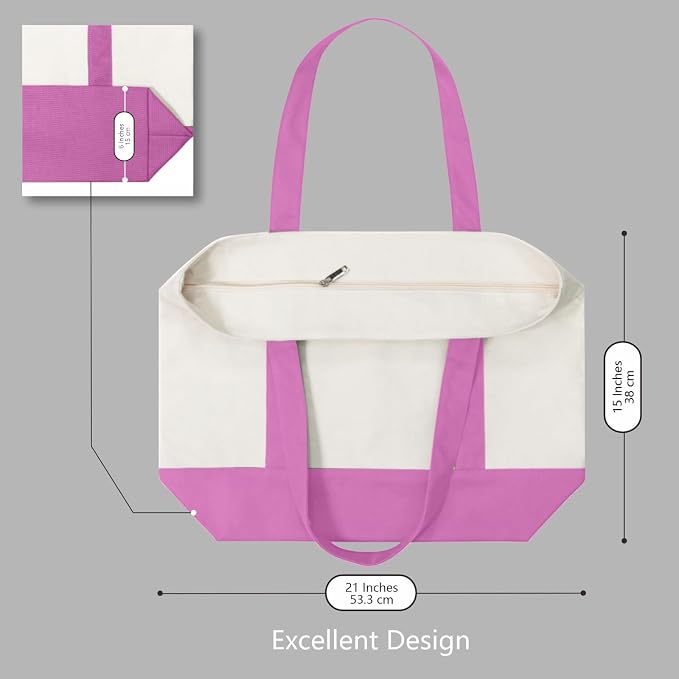 TOPDesign 1-Pack Canvas Tote Bag - Image 5