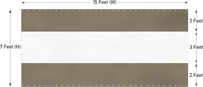Covers & All Outdoor Clear Panel Curtain, 12 oz Vinyl Outdoor Curtains - Image 2
