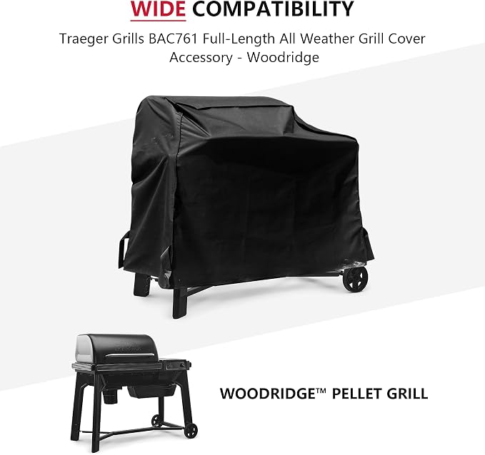 Outdoor Heavy Duty Waterproof Pellet Grill Cover - Image 2
