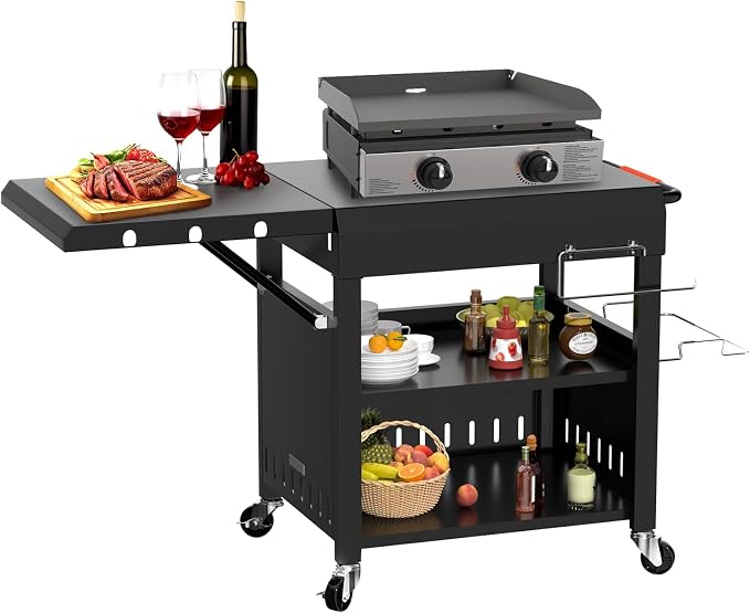 Outdoor Grill Table Cart for Blackstone 28"/36" Omnivore Griddle, Home BBQ - Image 9