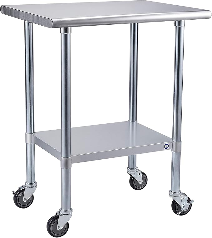 ROCKPOINT Stainless Steel Table by ROCKPOINT