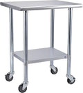 ROCKPOINT Stainless Steel Table by ROCKPOINT