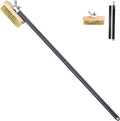 Pizza Oven Brush with Scraper Brass Bristles Pizza Brush by SHANGPEIXUAN