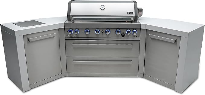 Mont Alpi 44-Inch MAi805-D45 Deluxe 45 Degree 6-Burner 115000 BTU Deluxe by MontAlpi