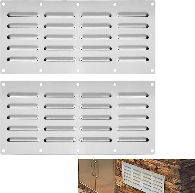 2 Pack Stainless Steel Venting Panel by Unknown