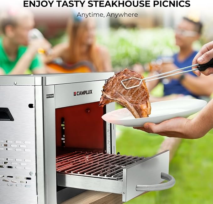 Camplux Propane Infrared Steak Grill, 1600℉ Fast Efficient Heating Outdoor - Image 9
