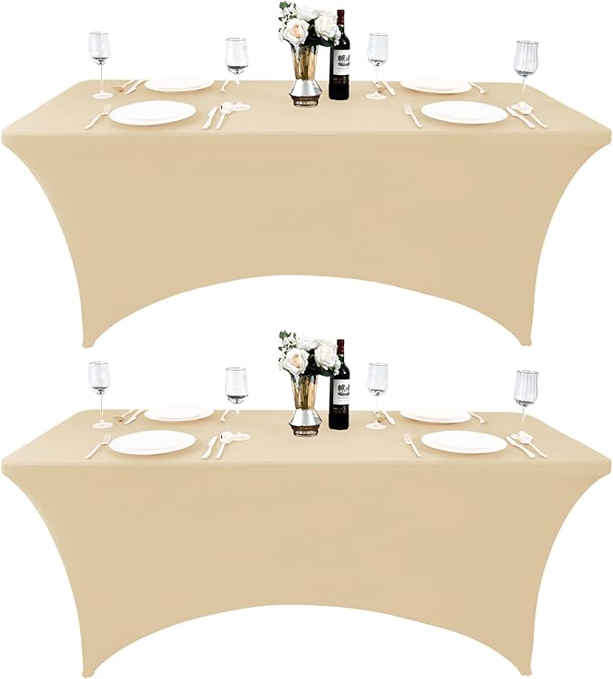 2-Pack 8ft Spandex Table Covers by Unknown