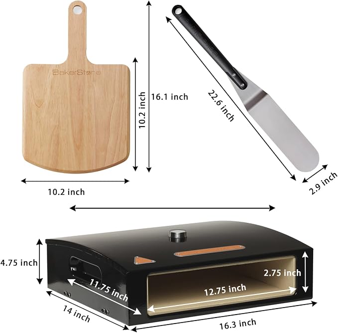 BakerStone Outdoor Pizza Oven, Turning Peel - Image 8
