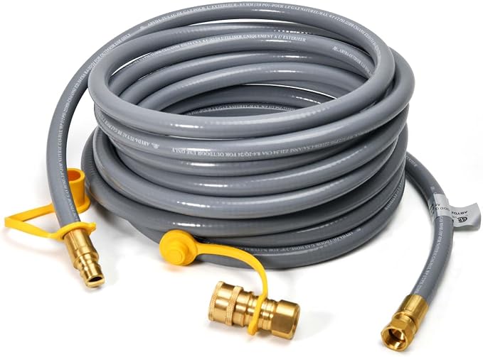 ABYDA 24 Feet 3/8" ID Natural Gas Grill Hose by ABYDA