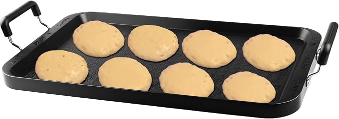 Vayepro Stove Top Griddle, 22 Inch 2 Burner Large Grill Pan by COOKANYWHERE