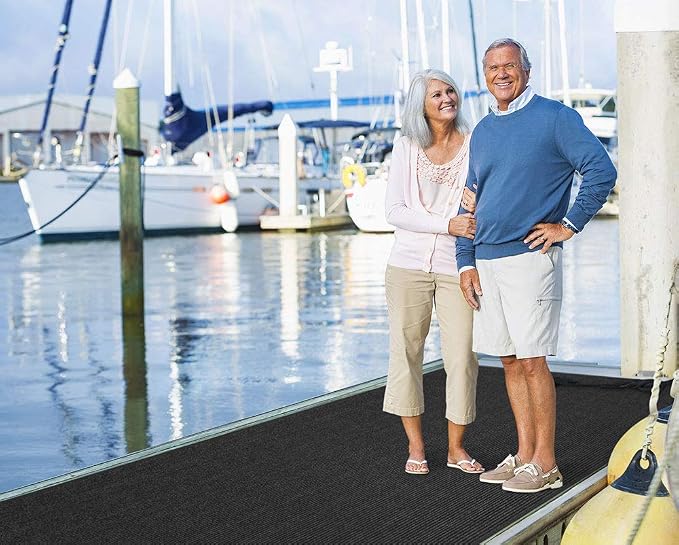 House, Home and More Indoor Outdoor Double-Ribbed Carpet Runner - Image 2