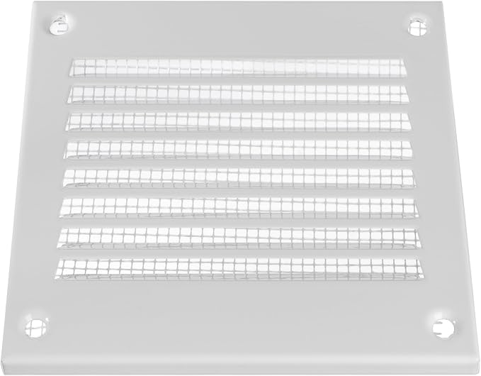Vent Systems 4'' x 4'' Inch Pack of 2 White Air Vent Cover Metal Air Return - Image 8