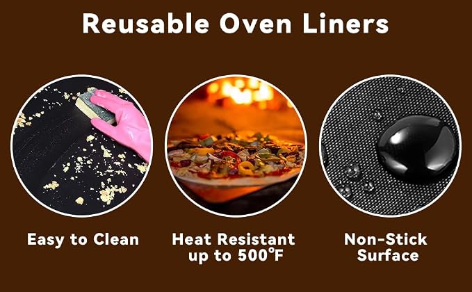 4 PCS Air Fryer Oven Liners Compatible - Image 7
