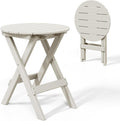 Costaelm Paradise HDPE Outdoor 24.5 Inch Round Portable Folding Patio Dining by Costaelm