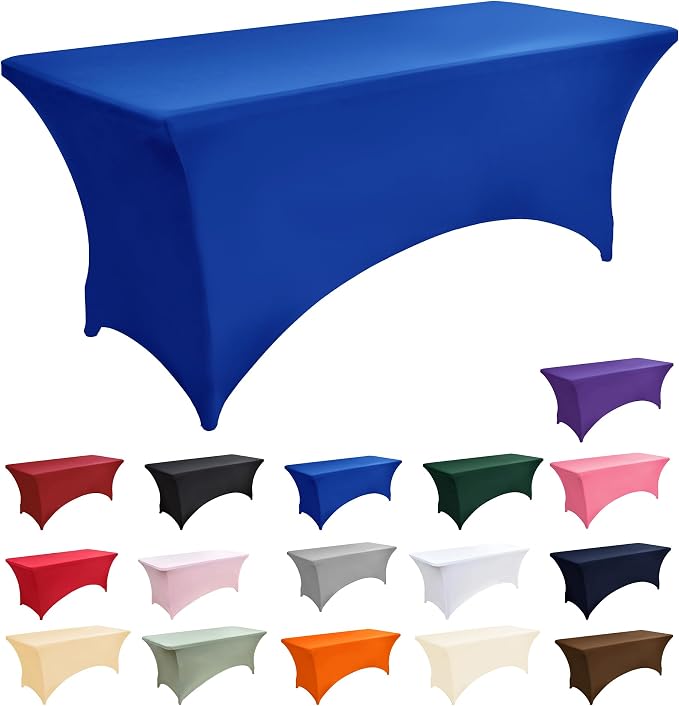 2-Pack 4ft Spandex Table Covers - Image 3