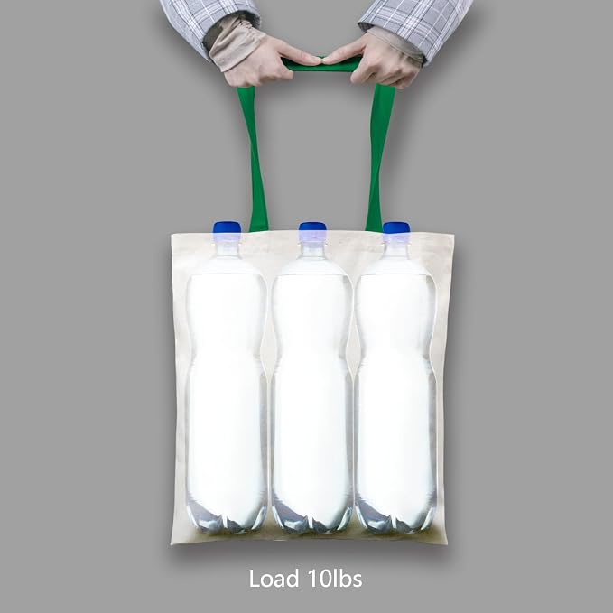 TOPDesign 12-Pack Economical 16"x15" Cotton Tote Bag, Lightweight Medium - Image 6