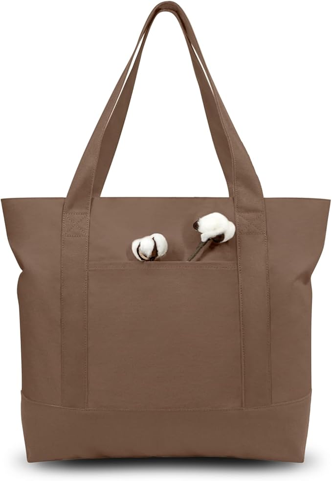 TOPDesign 6-Pack Canvas Tote Bags by TOPDesign